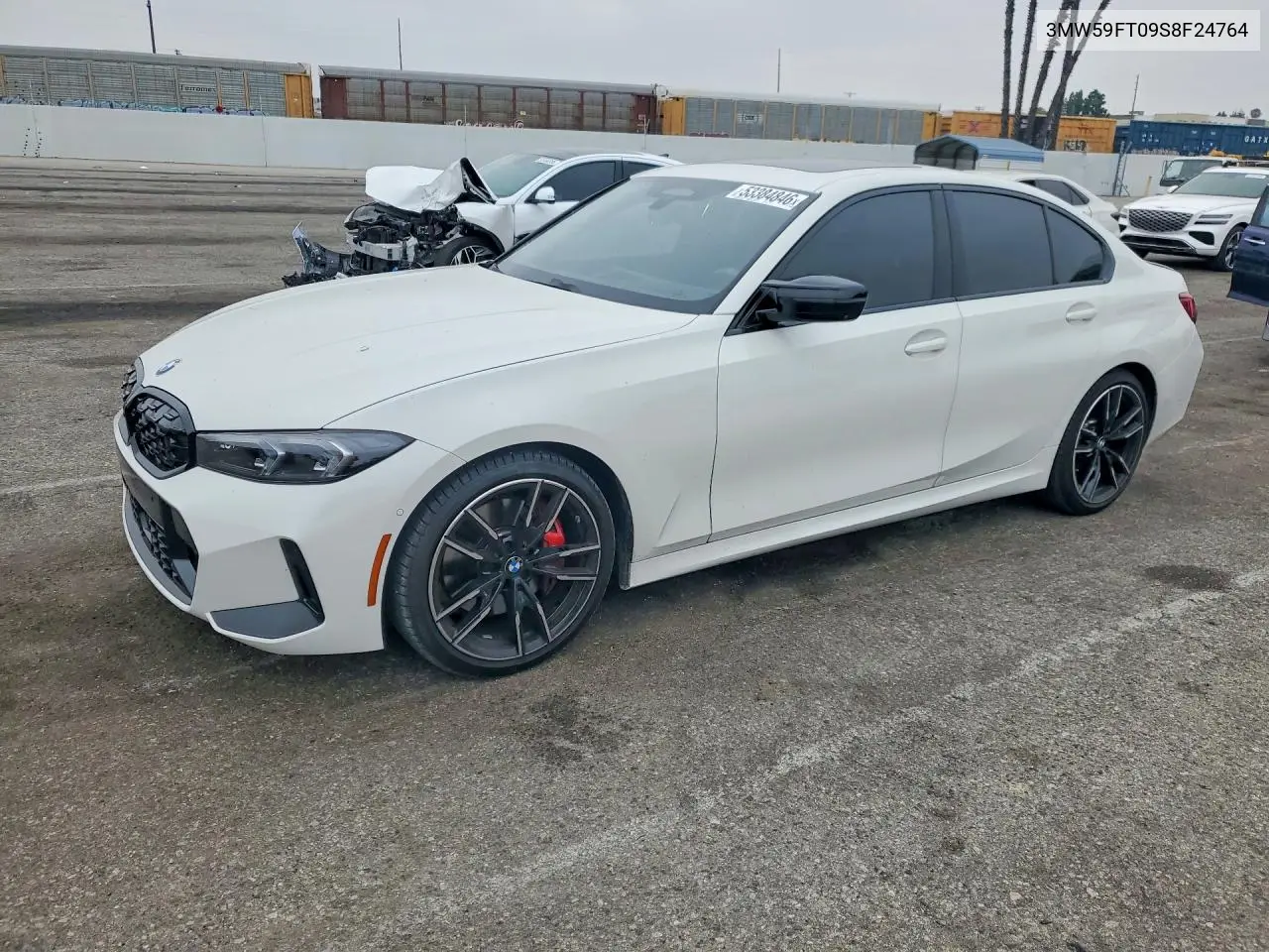 2025 BMW M340I VIN: 3MW59FT09S8F24764 Lot: 53384846