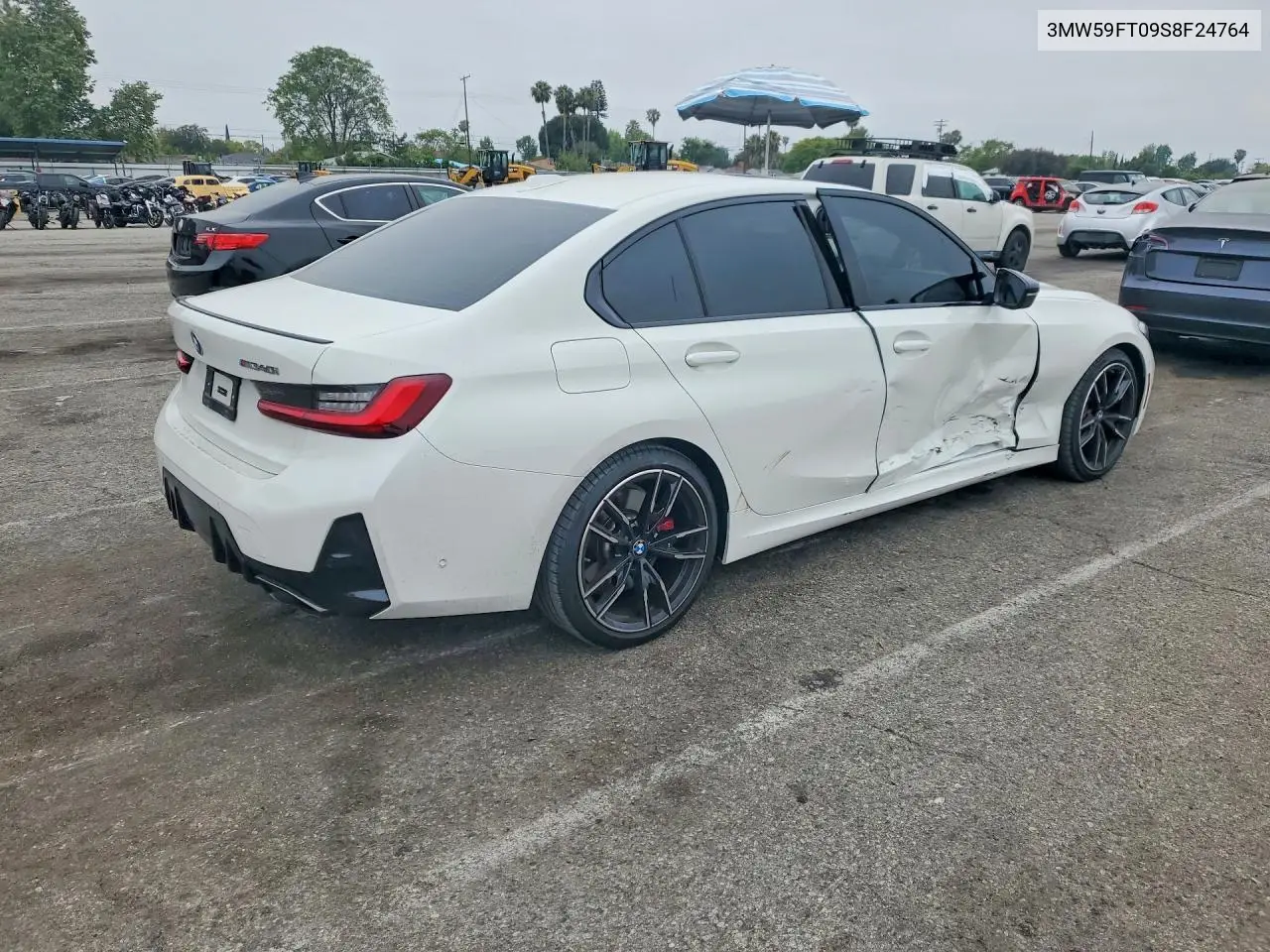 2025 BMW M340I VIN: 3MW59FT09S8F24764 Lot: 53384846