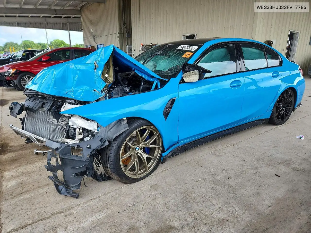 2025 BMW M3 Competition VIN: WBS33HJ03SFV17786 Lot: 54076326