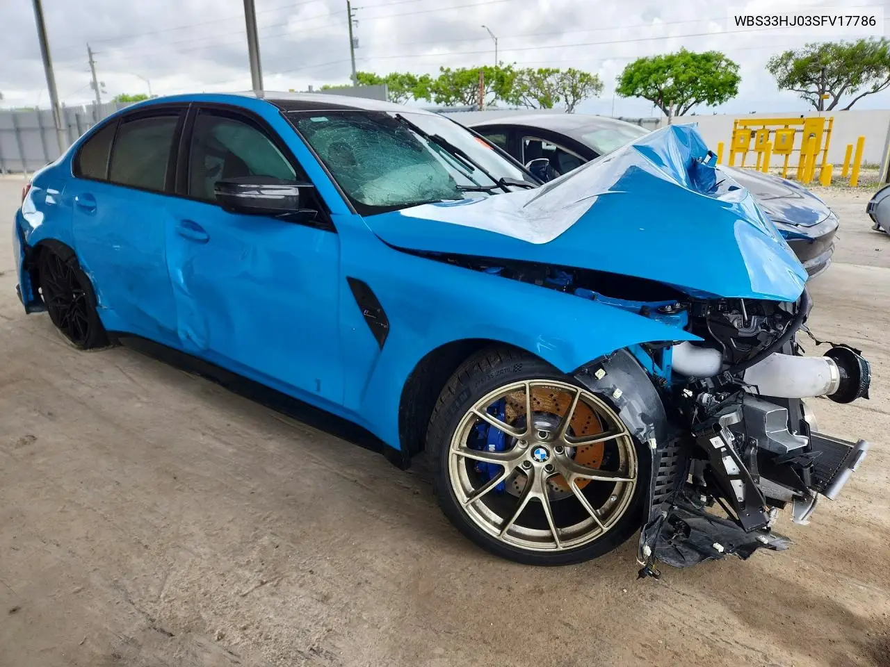 2025 BMW M3 Competition VIN: WBS33HJ03SFV17786 Lot: 54076326