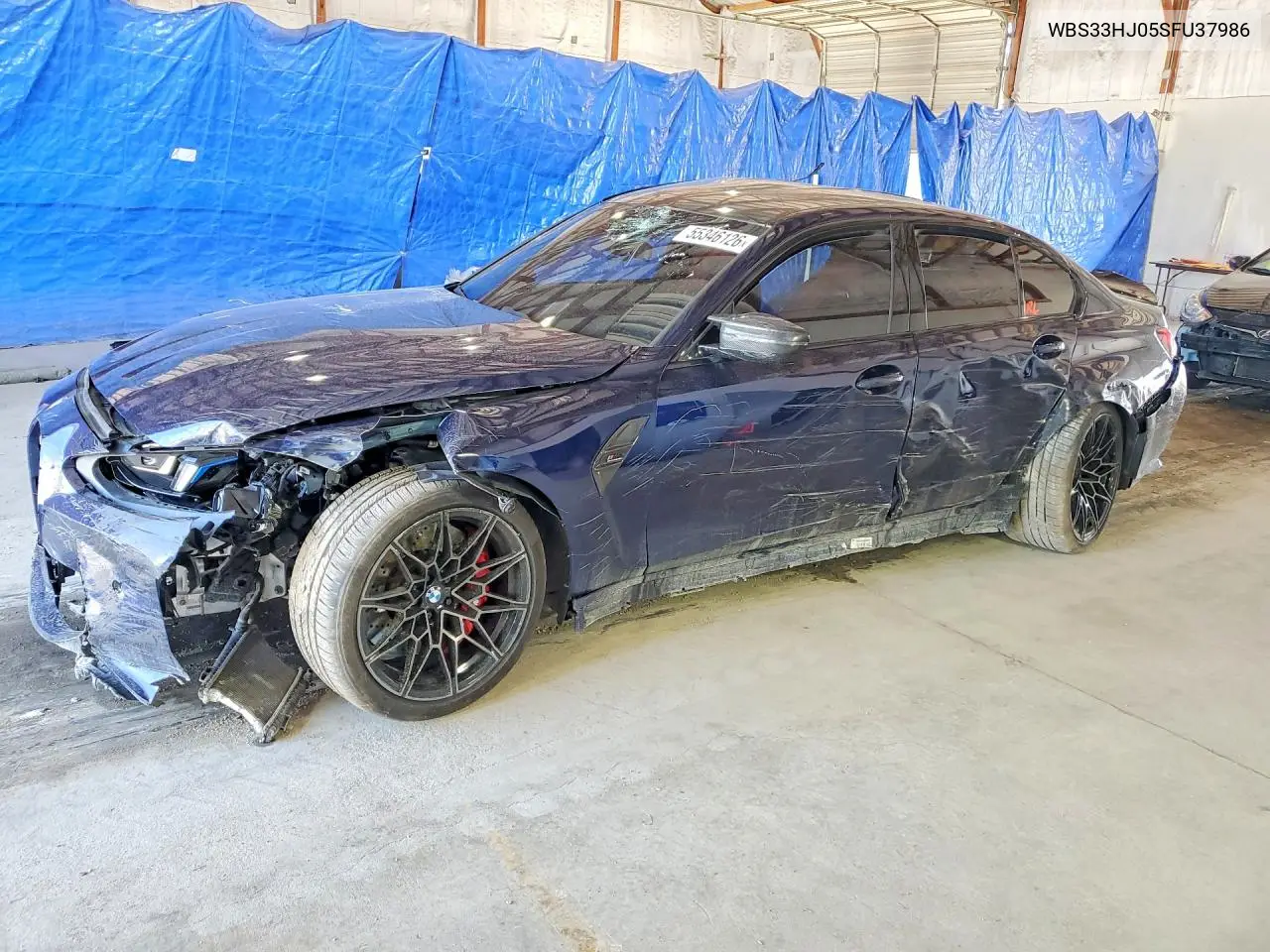 2025 BMW M3 Competition VIN: WBS33HJ05SFU37986 Lot: 55346126