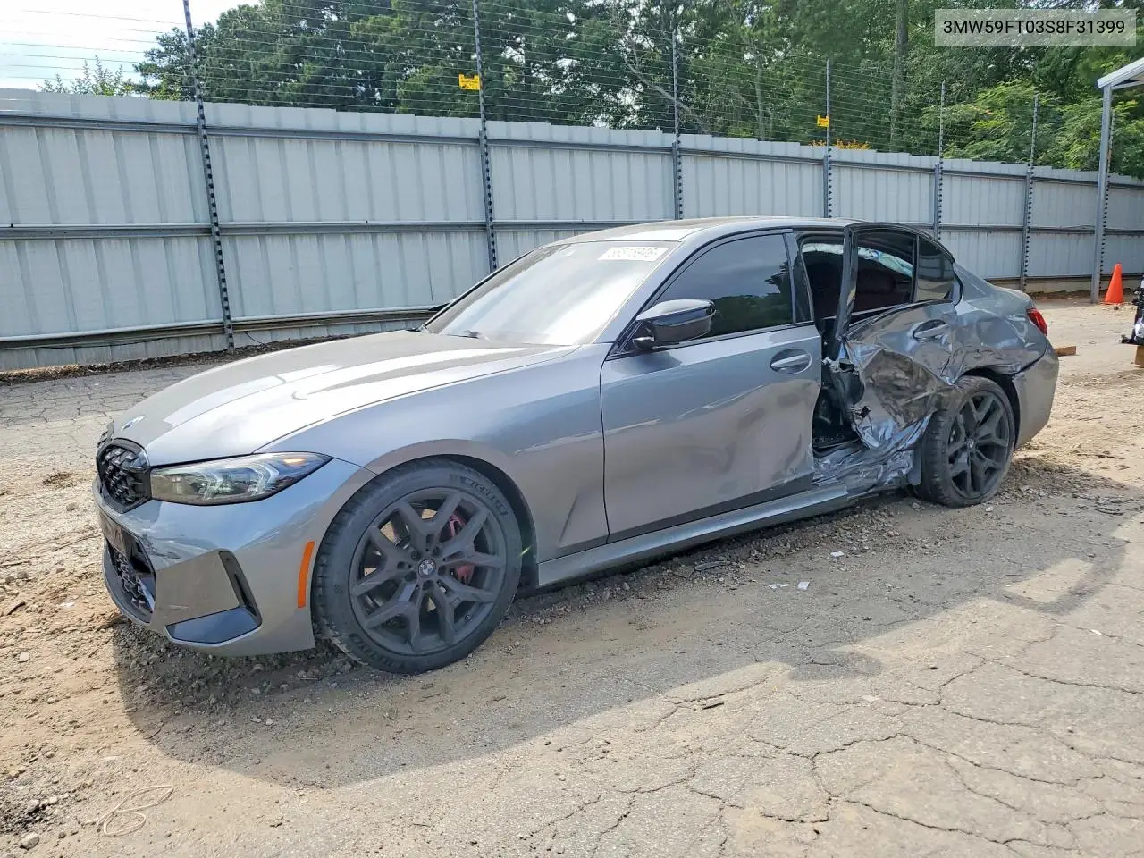 2025 BMW M340I VIN: 3MW59FT03S8F31399 Lot: 56515946