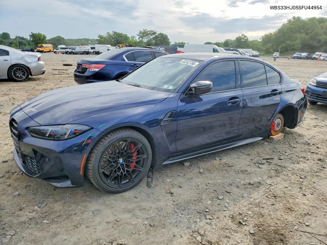 2025 BMW M3 Competition VIN: WBS33HJ05SFU44954 Lot: 58262786