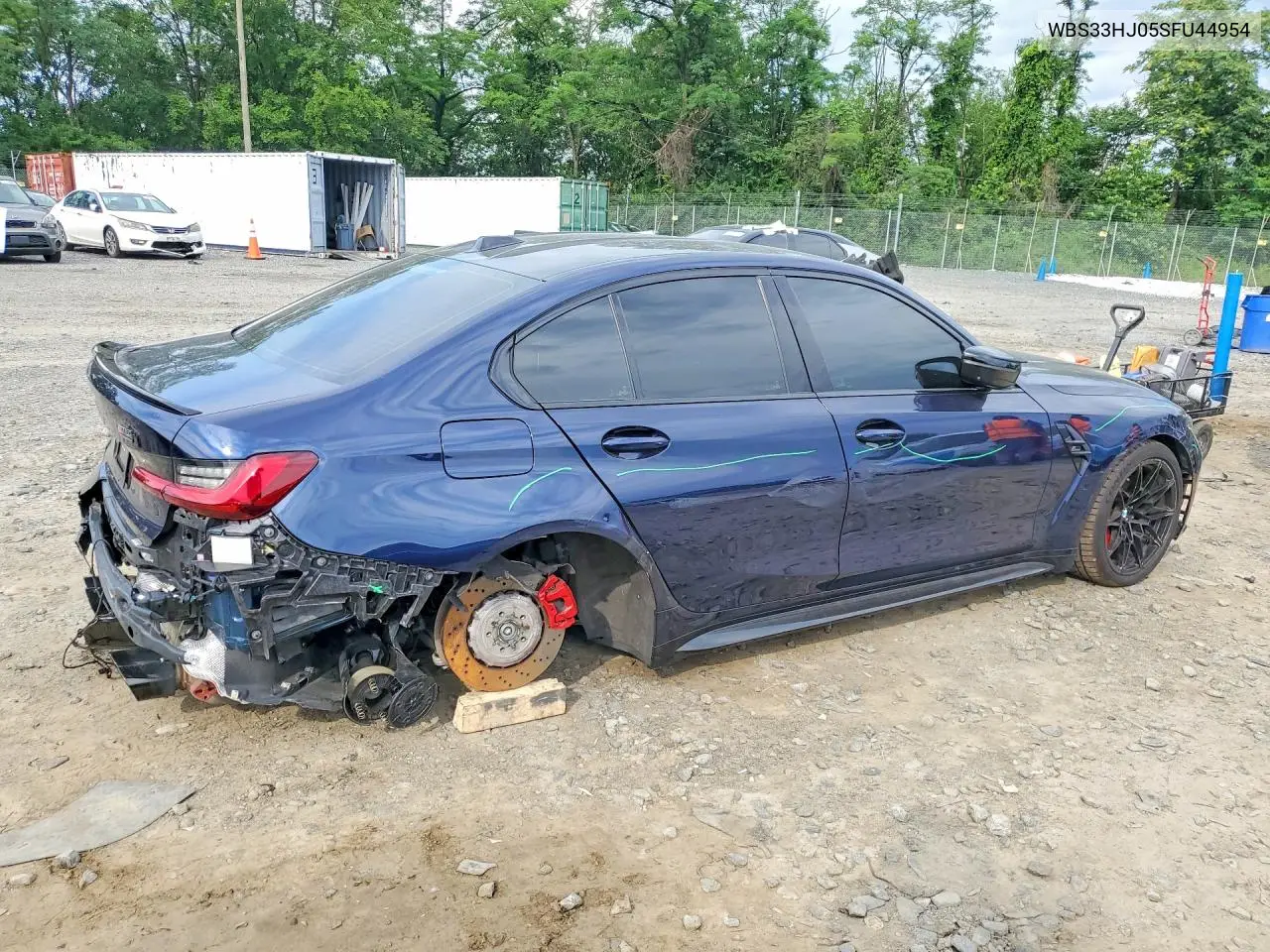 2025 BMW M3 Competition VIN: WBS33HJ05SFU44954 Lot: 58262786