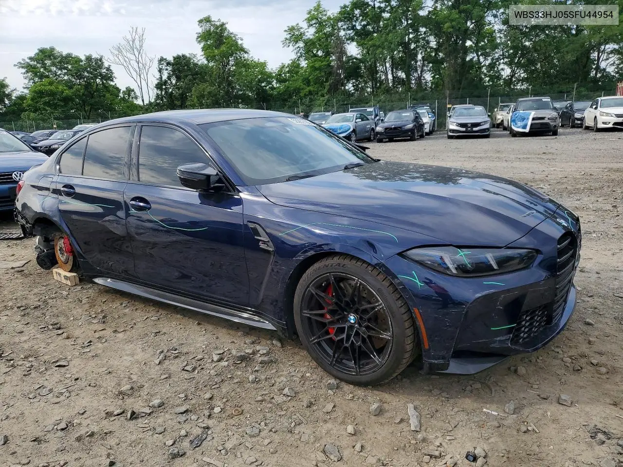 2025 BMW M3 Competition VIN: WBS33HJ05SFU44954 Lot: 58262786