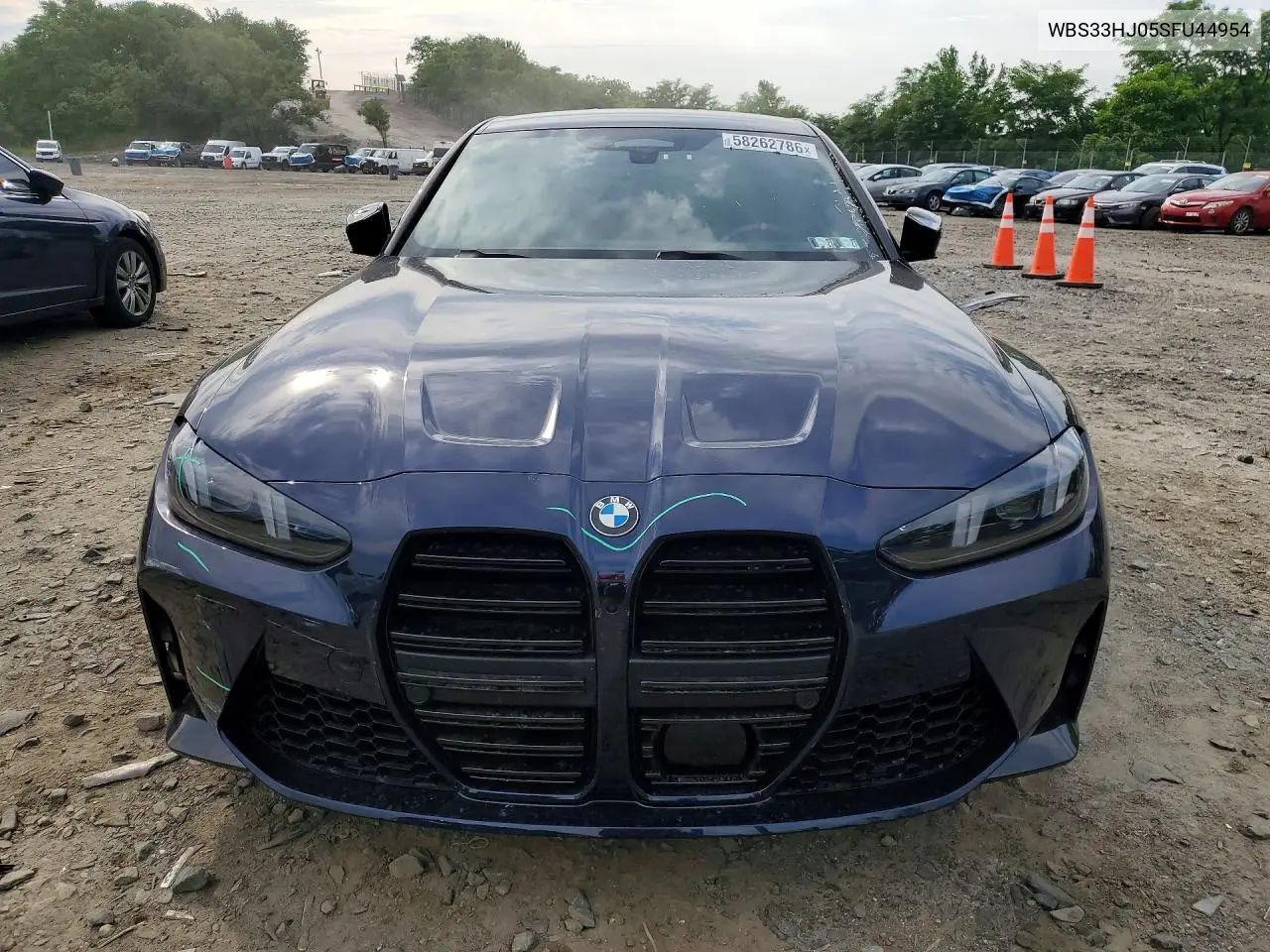 2025 BMW M3 Competition VIN: WBS33HJ05SFU44954 Lot: 58262786
