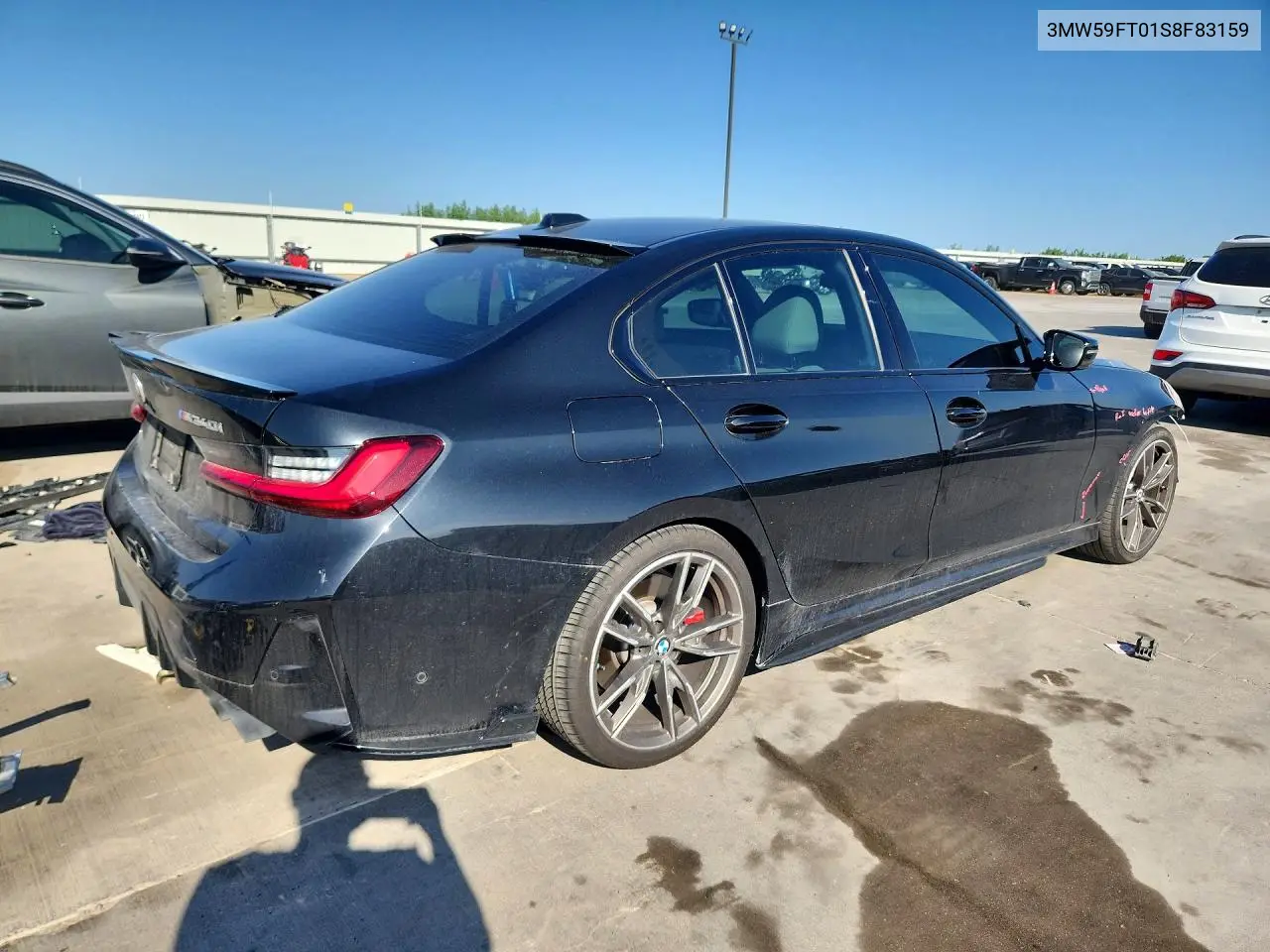 2025 BMW M340I VIN: 3MW59FT01S8F83159 Lot: 59868016