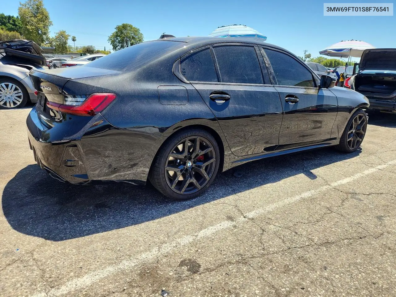 2025 BMW M340Xi VIN: 3MW69FT01S8F76541 Lot: 60479586