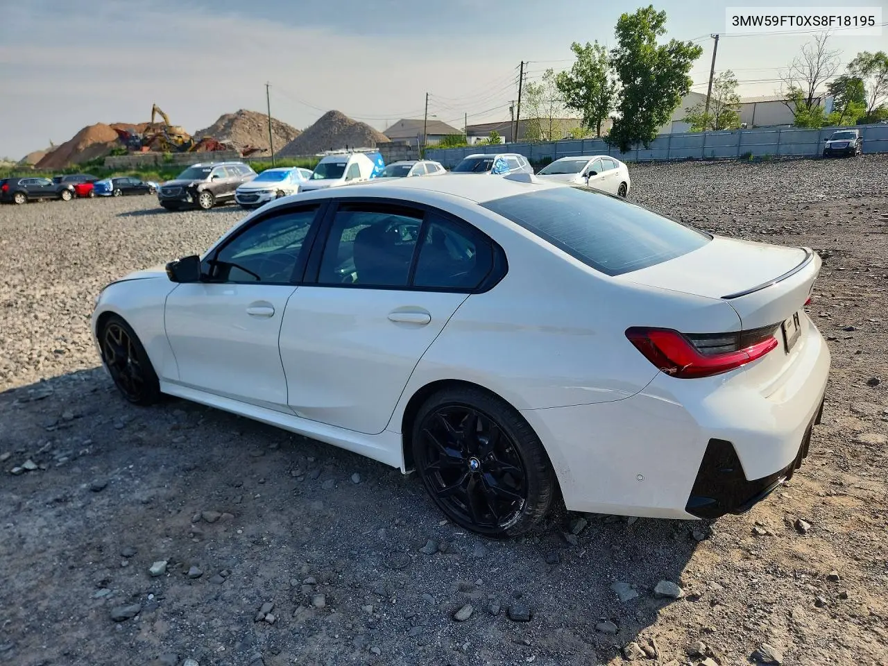 2025 BMW M340I VIN: 3MW59FT0XS8F18195 Lot: 61247386