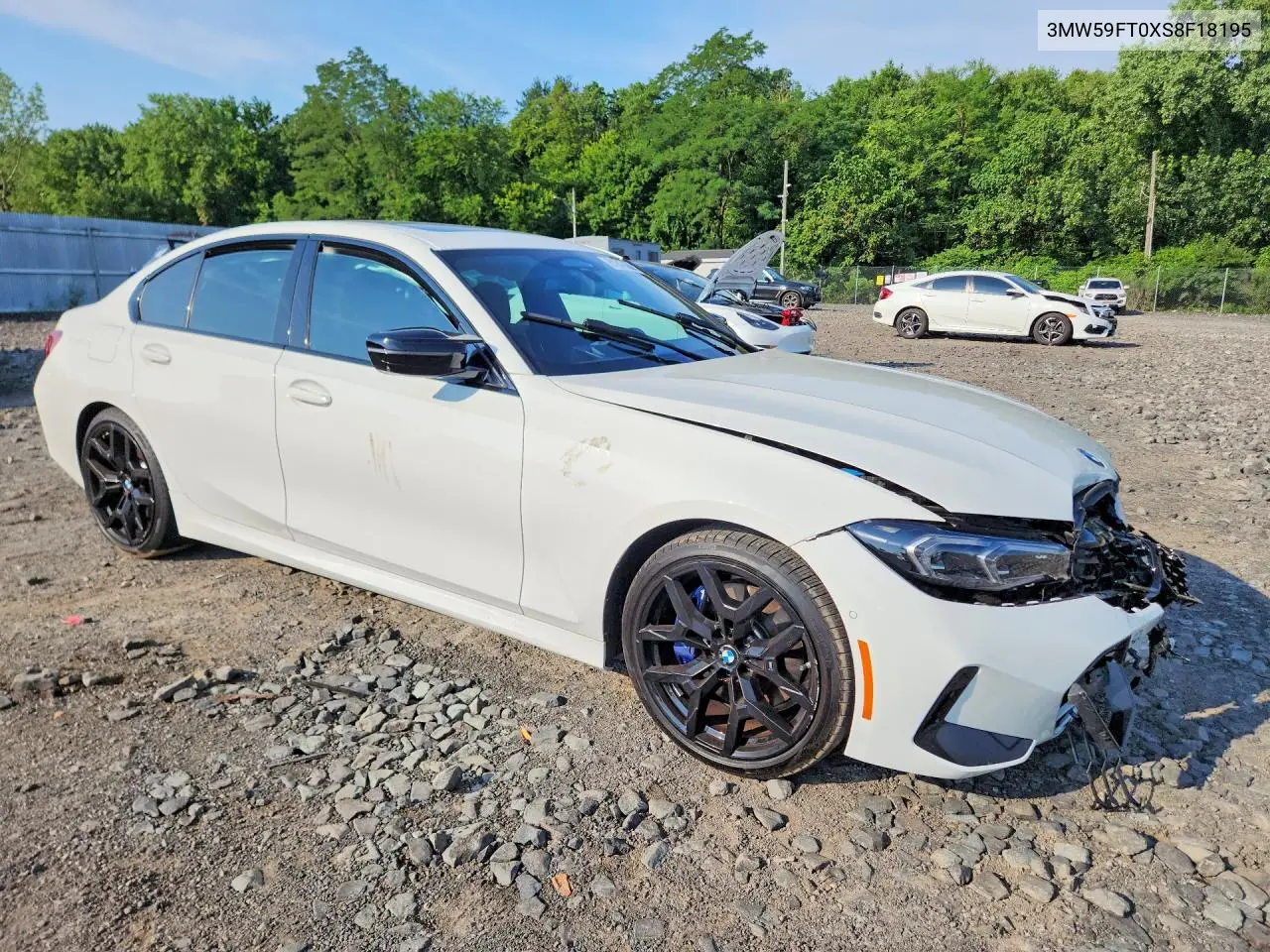 2025 BMW M340I VIN: 3MW59FT0XS8F18195 Lot: 61247386