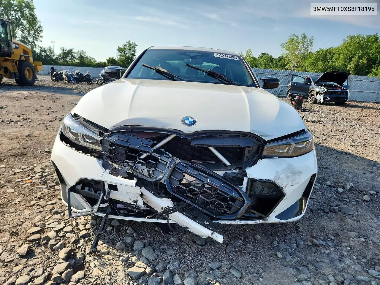 2025 BMW M340I VIN: 3MW59FT0XS8F18195 Lot: 61247386