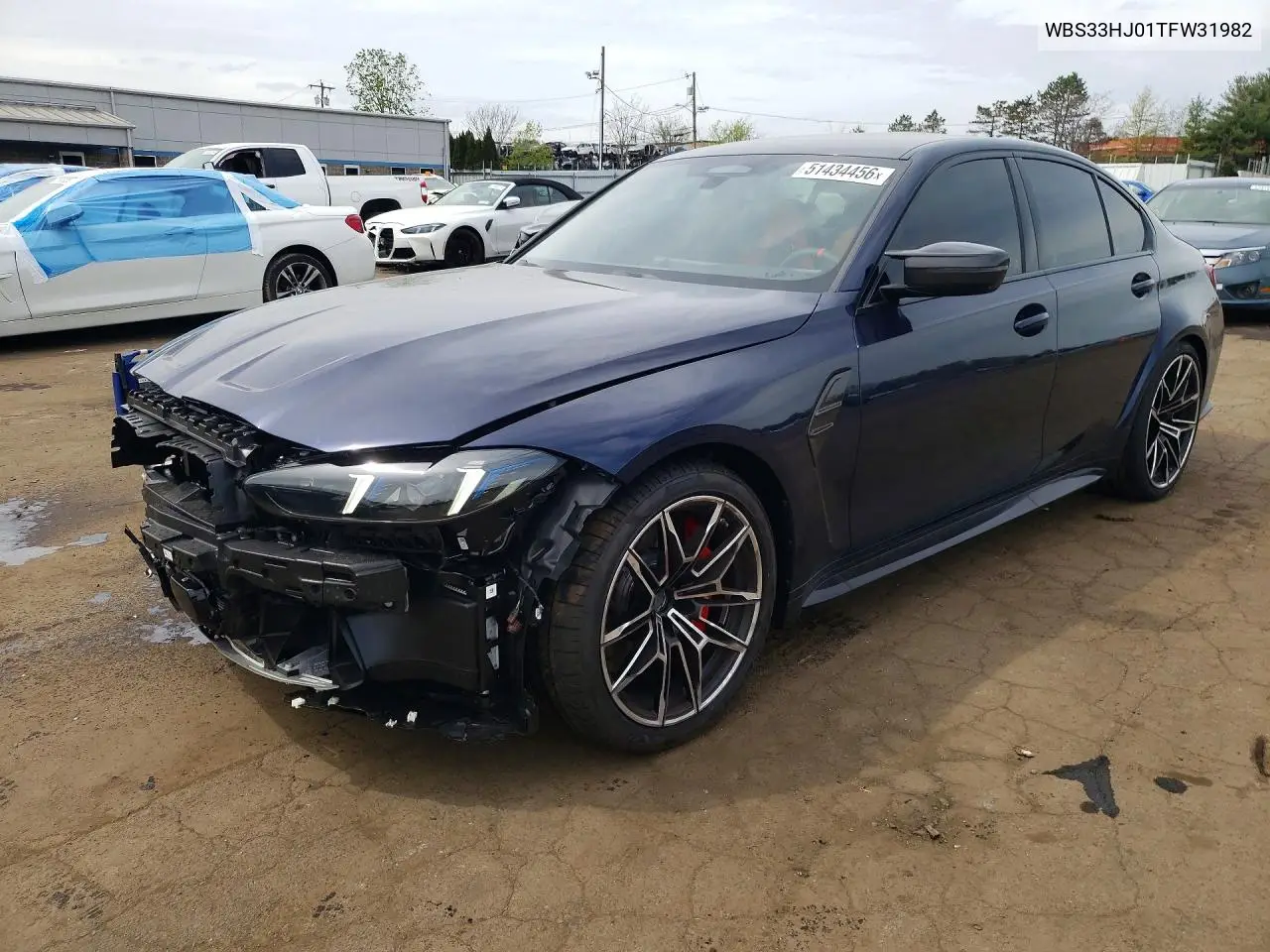 2026 BMW M3 Competition VIN: WBS33HJ01TFW31982 Lot: 51434456