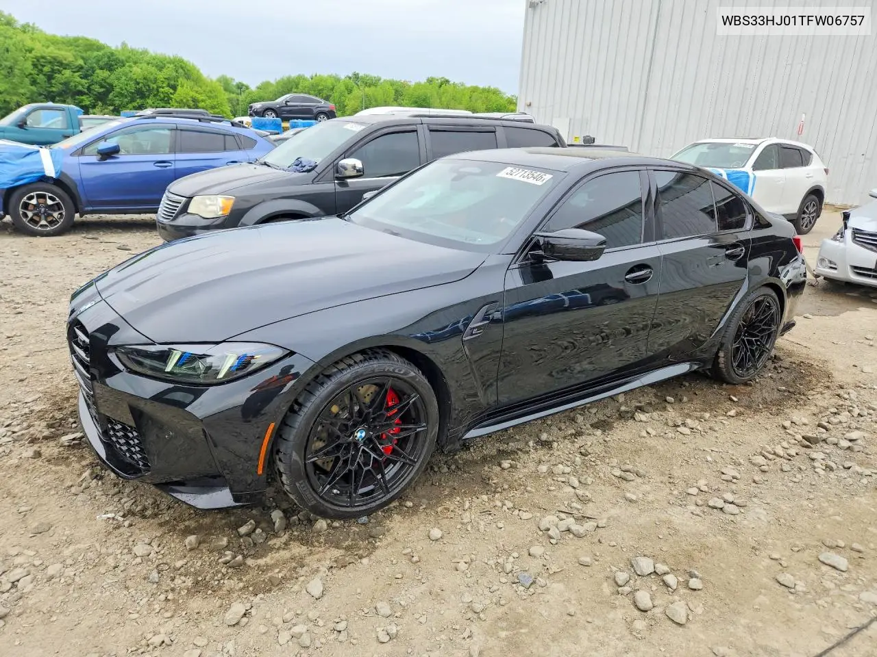 2026 BMW M3 Competition VIN: WBS33HJ01TFW06757 Lot: 52713546