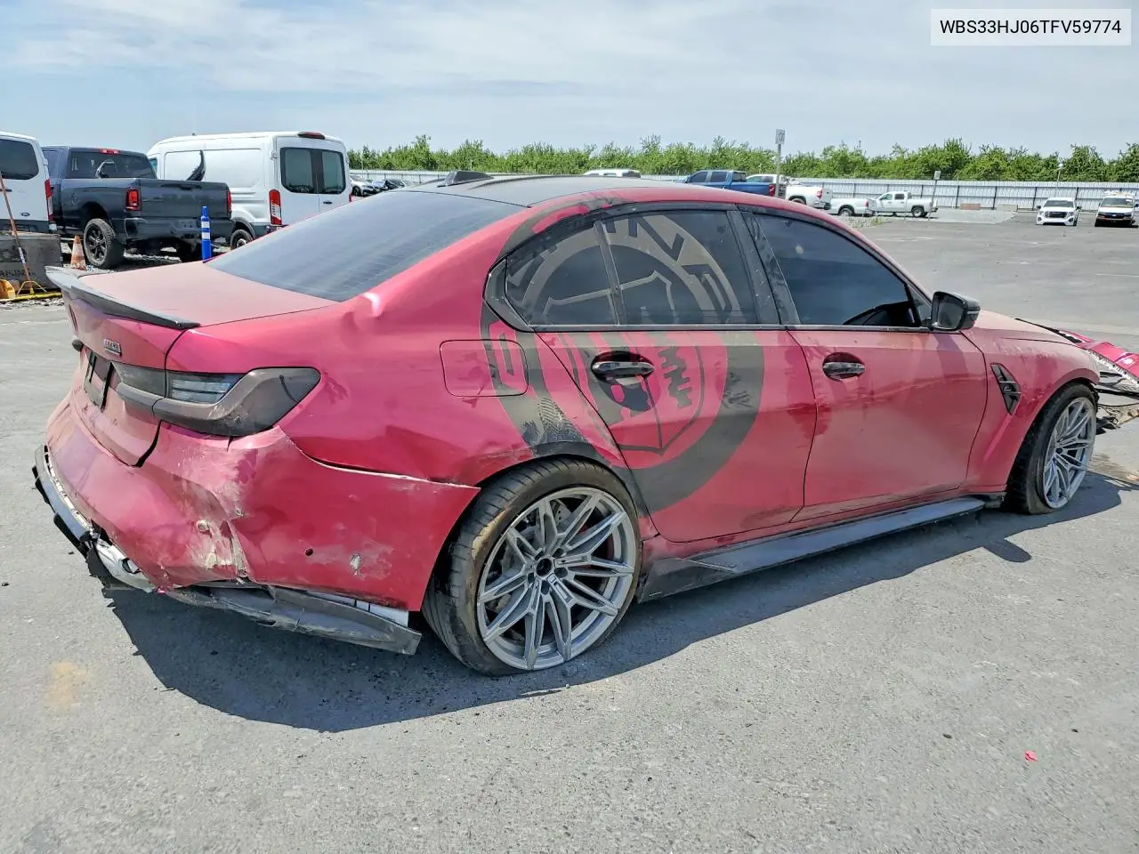 2026 BMW M3 Competition VIN: WBS33HJ06TFV59774 Lot: 54328216