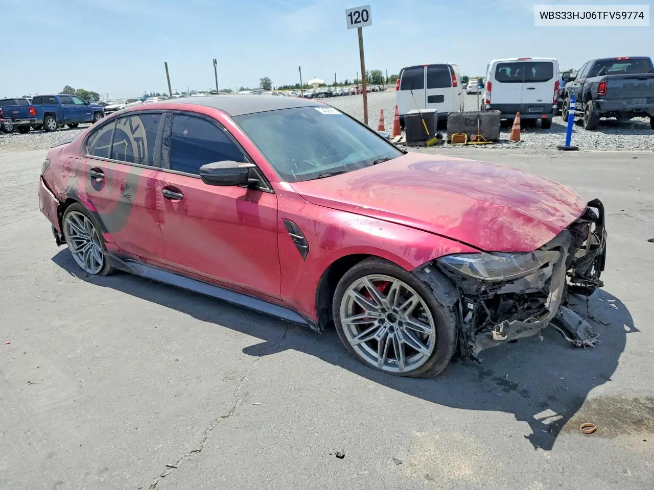 2026 BMW M3 Competition VIN: WBS33HJ06TFV59774 Lot: 54328216