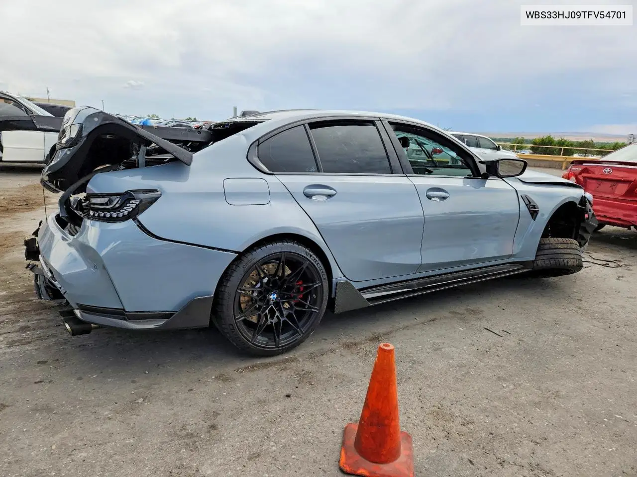2026 BMW M3 Competition VIN: WBS33HJ09TFV54701 Lot: 54553716