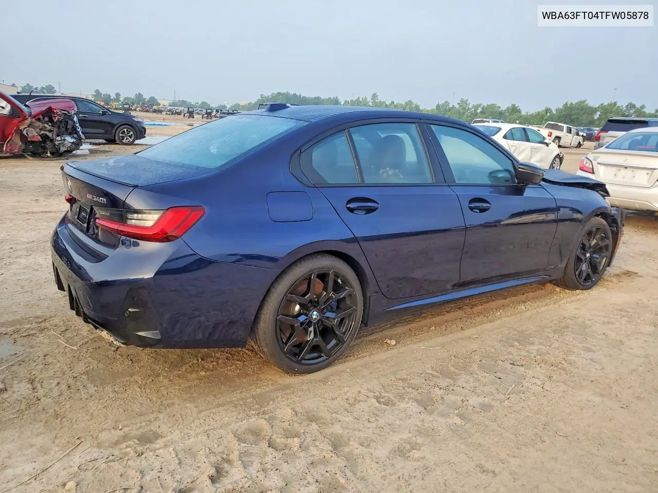 2026 BMW M340Xi VIN: WBA63FT04TFW05878 Lot: 55762806