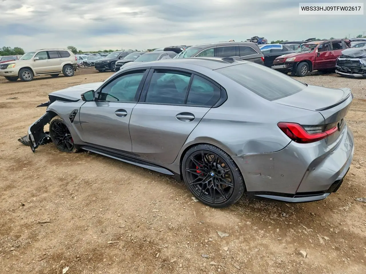 2026 BMW M3 Competition VIN: WBS33HJ09TFW02617 Lot: 58589206