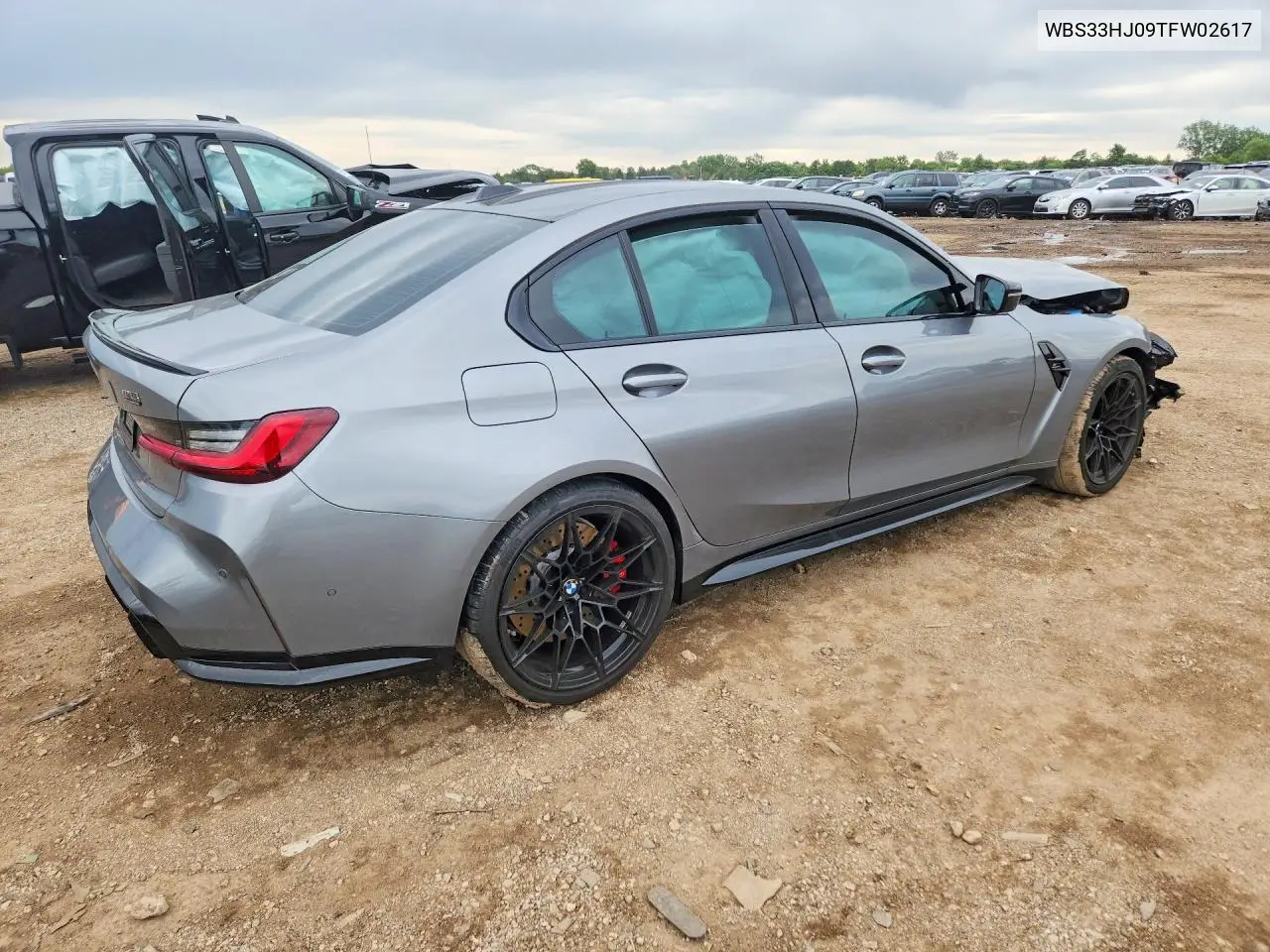 2026 BMW M3 Competition VIN: WBS33HJ09TFW02617 Lot: 58589206