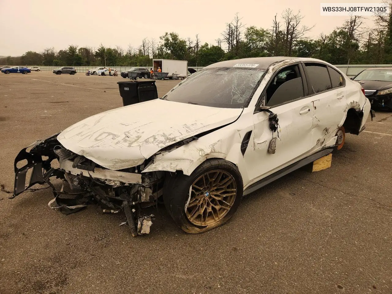 2026 BMW M3 Competition VIN: WBS33HJ08TFW21305 Lot: 59365726