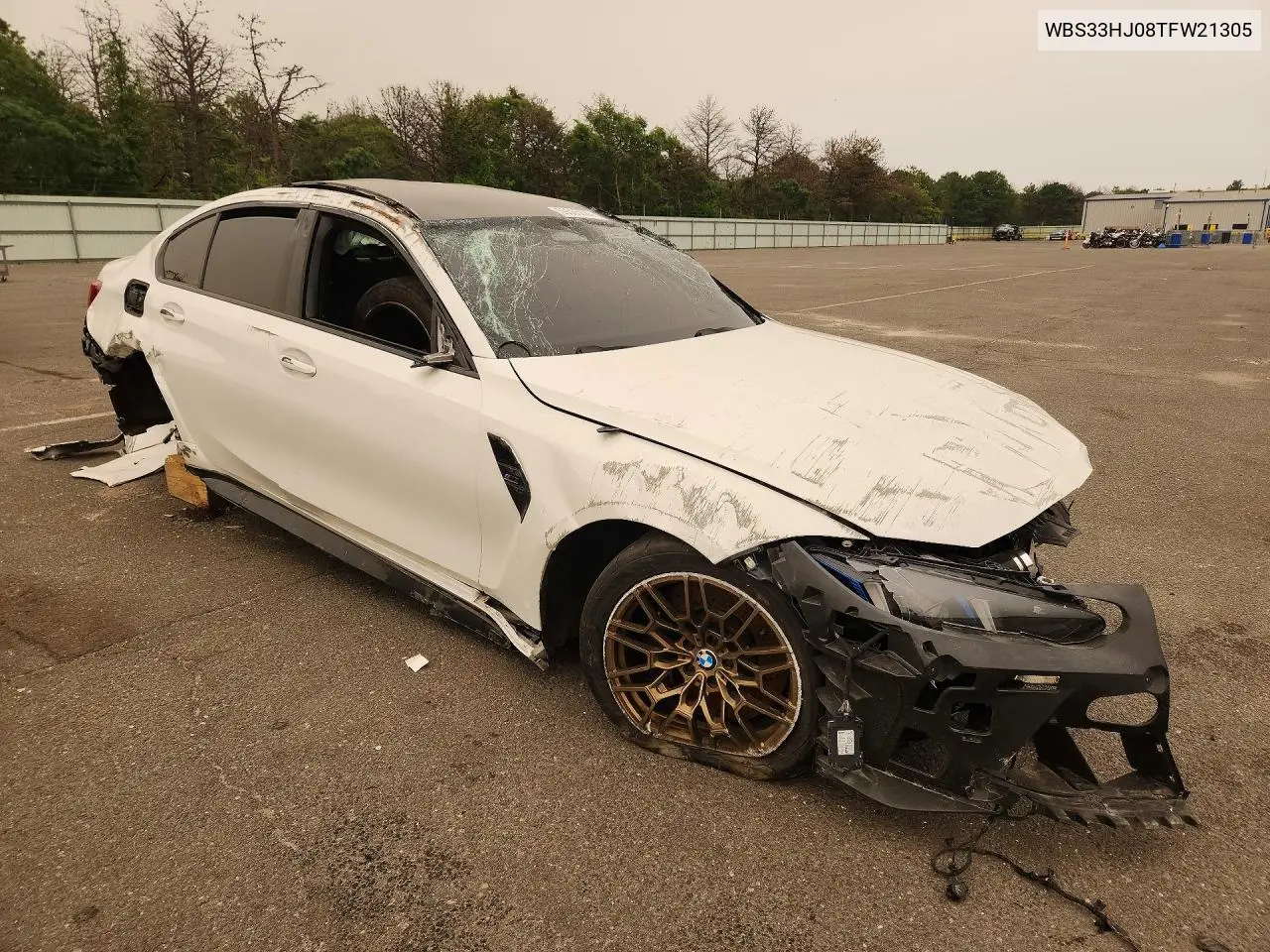 2026 BMW M3 Competition VIN: WBS33HJ08TFW21305 Lot: 59365726