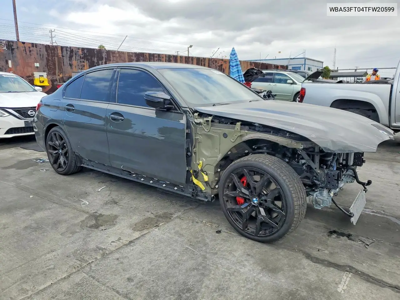 2026 BMW M340I VIN: WBA53FT04TFW20599 Lot: 59366126
