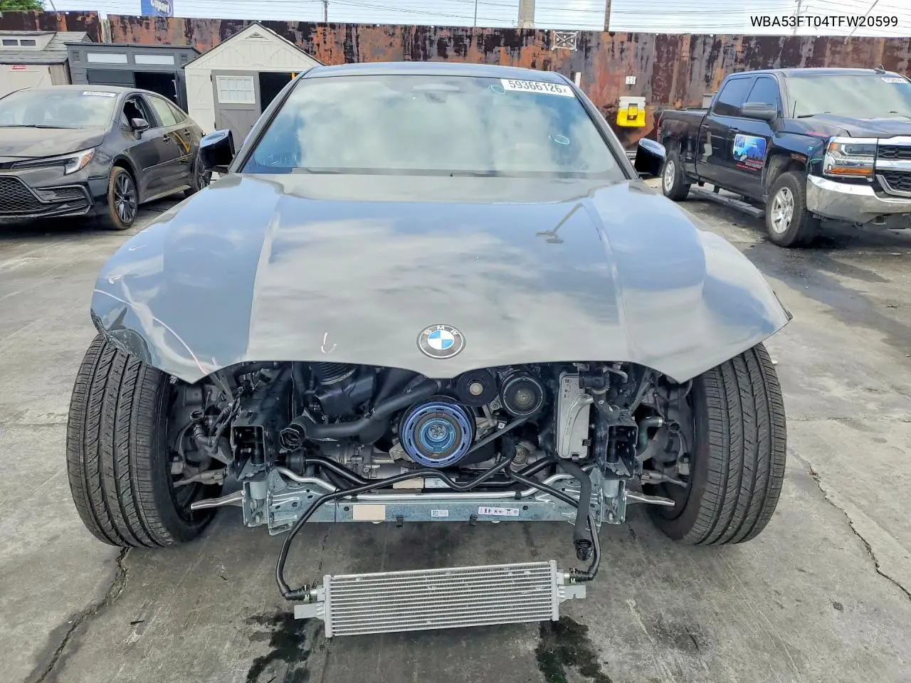 2026 BMW M340I VIN: WBA53FT04TFW20599 Lot: 59366126