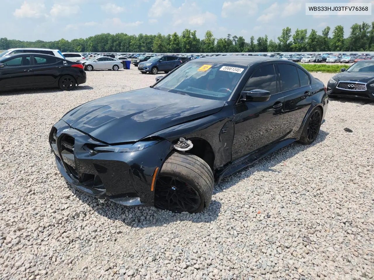 2026 BMW M3 Competition VIN: WBS33HJ03TFV76368 Lot: 59661046