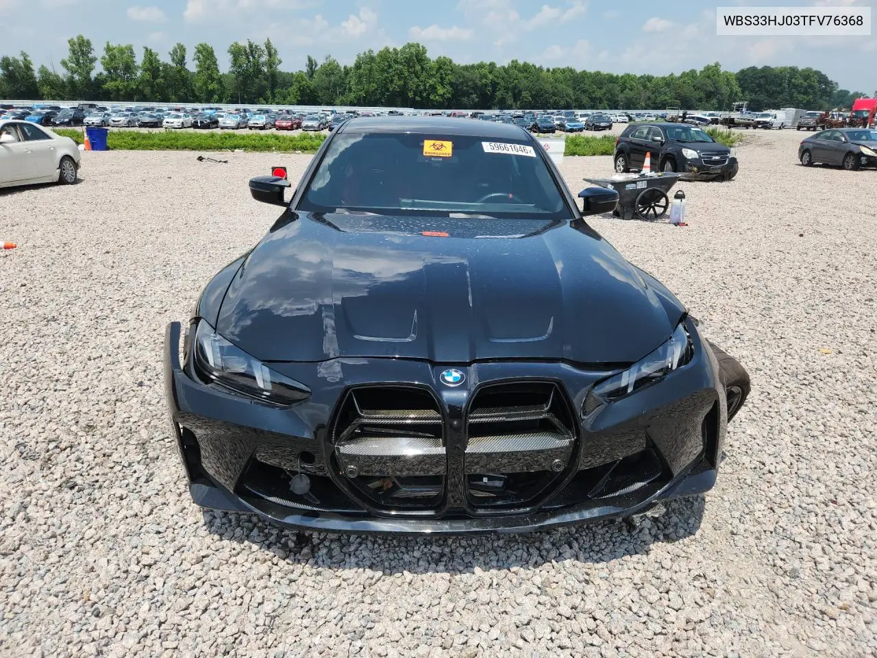 2026 BMW M3 Competition VIN: WBS33HJ03TFV76368 Lot: 59661046