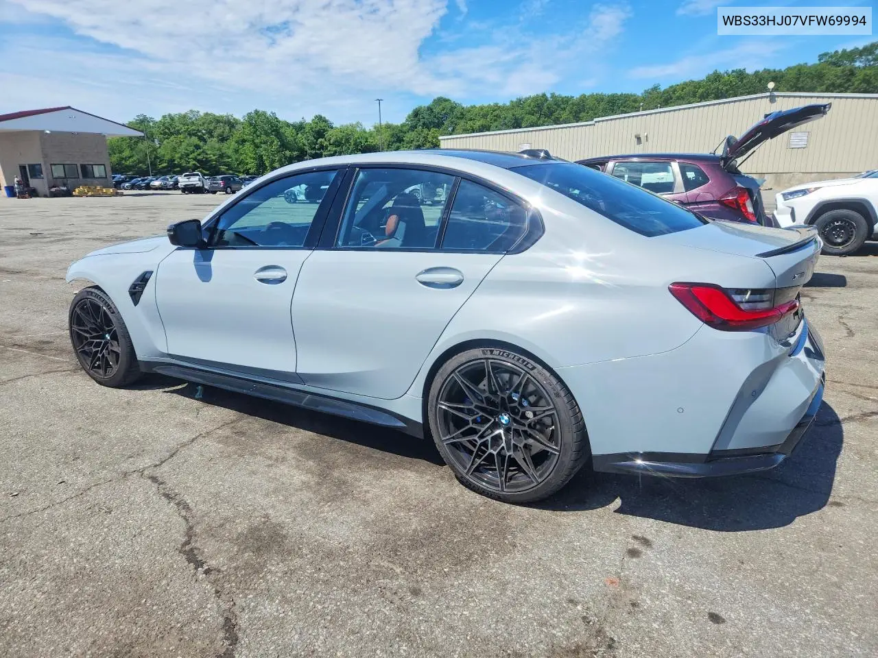 2027 BMW M3 Competition VIN: WBS33HJ07VFW69994 Lot: 58294546