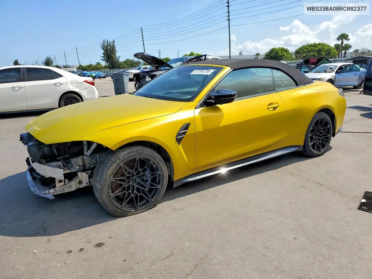 2024 BMW M4 Competition VIN: WBS33BA08RCR82377 Lot: 57780736