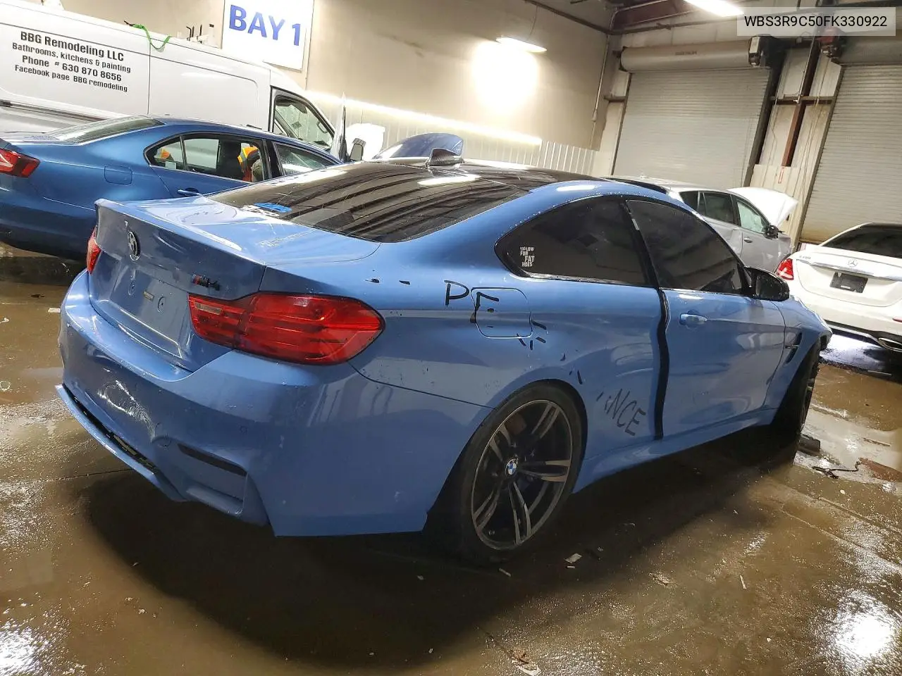 2015 BMW M4 VIN: WBS3R9C50FK330922 Lot: 47302786