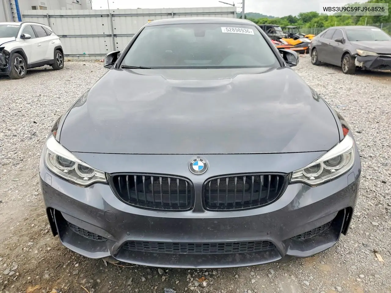 2015 BMW M4 VIN: WBS3U9C59FJ968526 Lot: 52898936