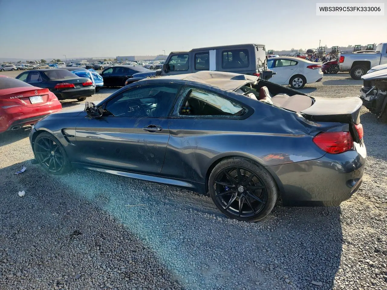 2015 BMW M4 VIN: WBS3R9C53FK333006 Lot: 56295026