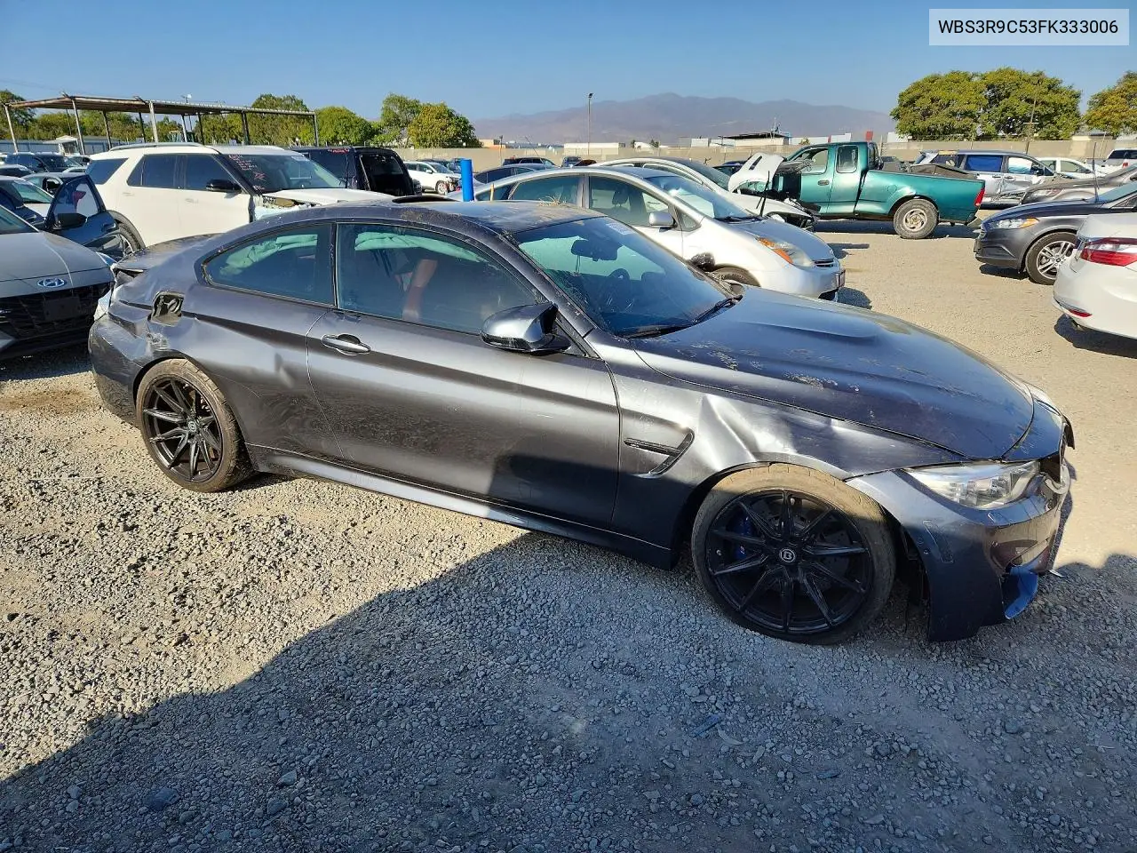 2015 BMW M4 VIN: WBS3R9C53FK333006 Lot: 56295026