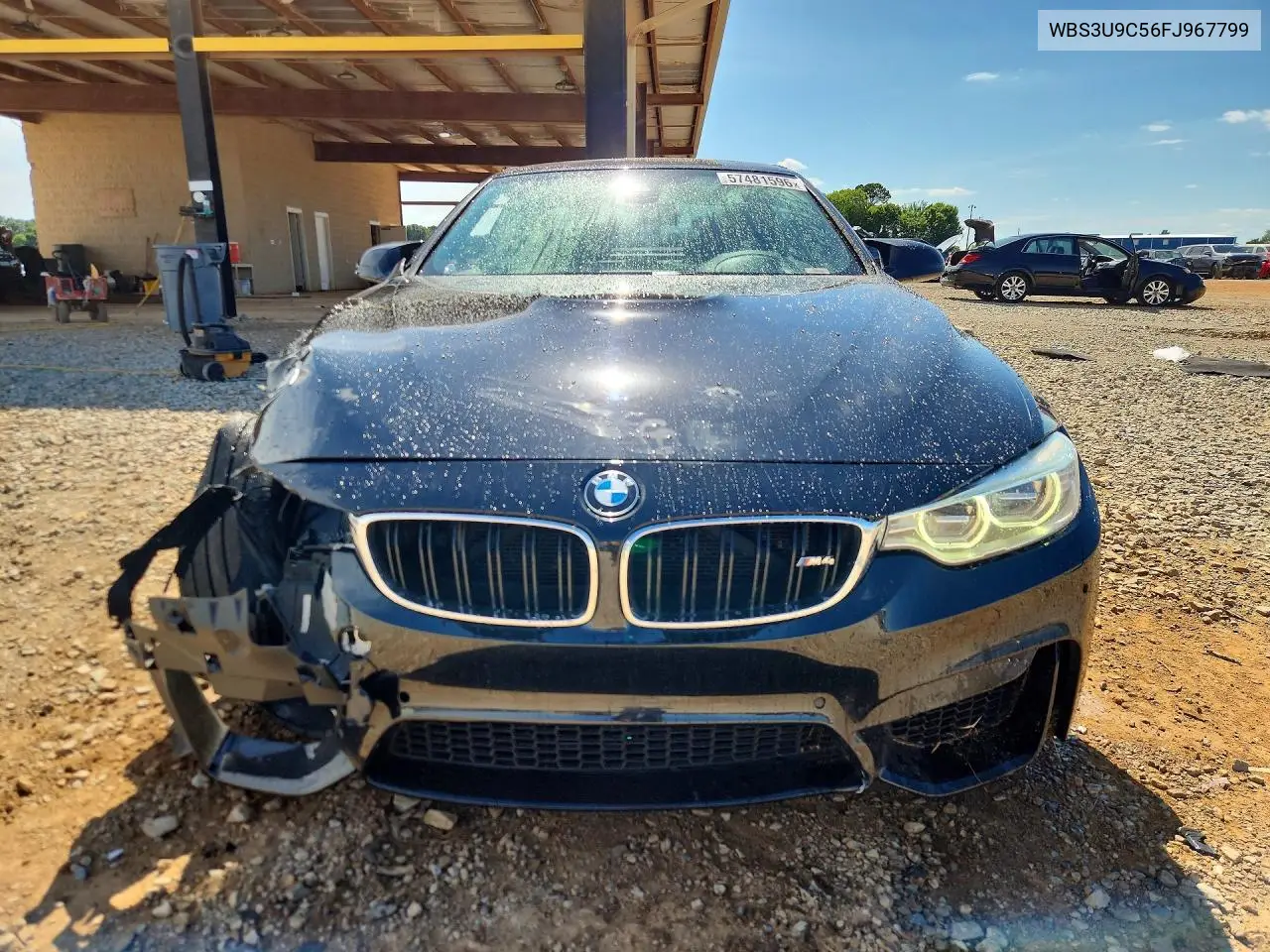 2015 BMW M4 VIN: WBS3U9C56FJ967799 Lot: 57481596