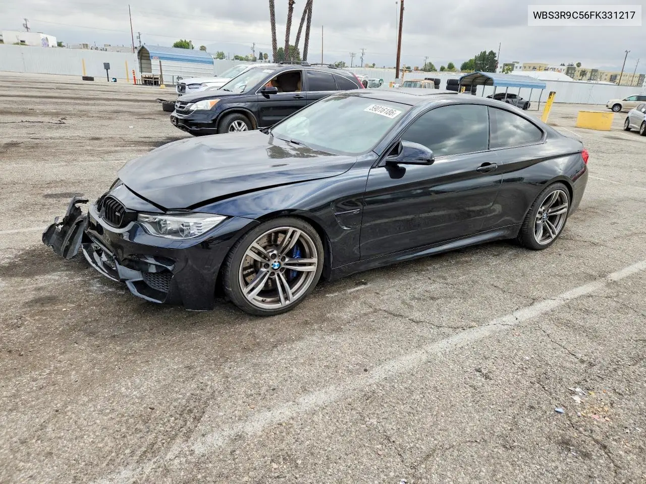 2015 BMW M4 VIN: WBS3R9C56FK331217 Lot: 59016186