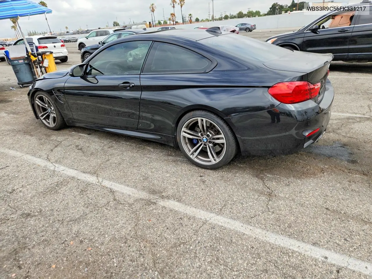 2015 BMW M4 VIN: WBS3R9C56FK331217 Lot: 59016186