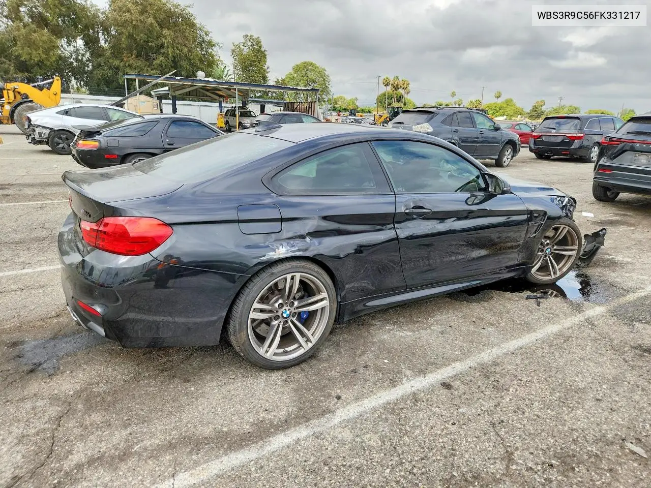 2015 BMW M4 VIN: WBS3R9C56FK331217 Lot: 59016186