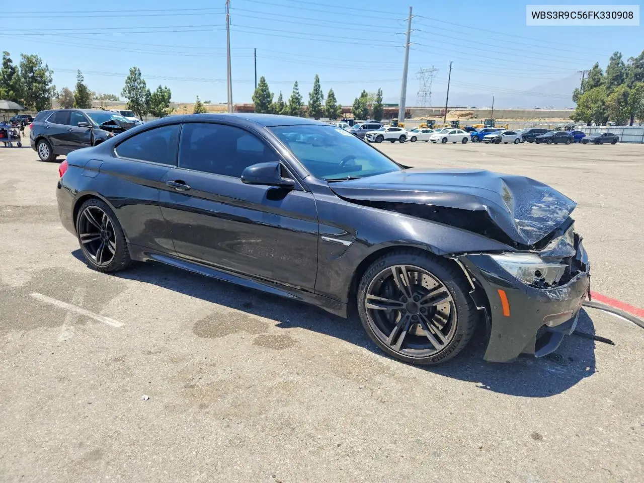 2015 BMW M4 VIN: WBS3R9C56FK330908 Lot: 59835366