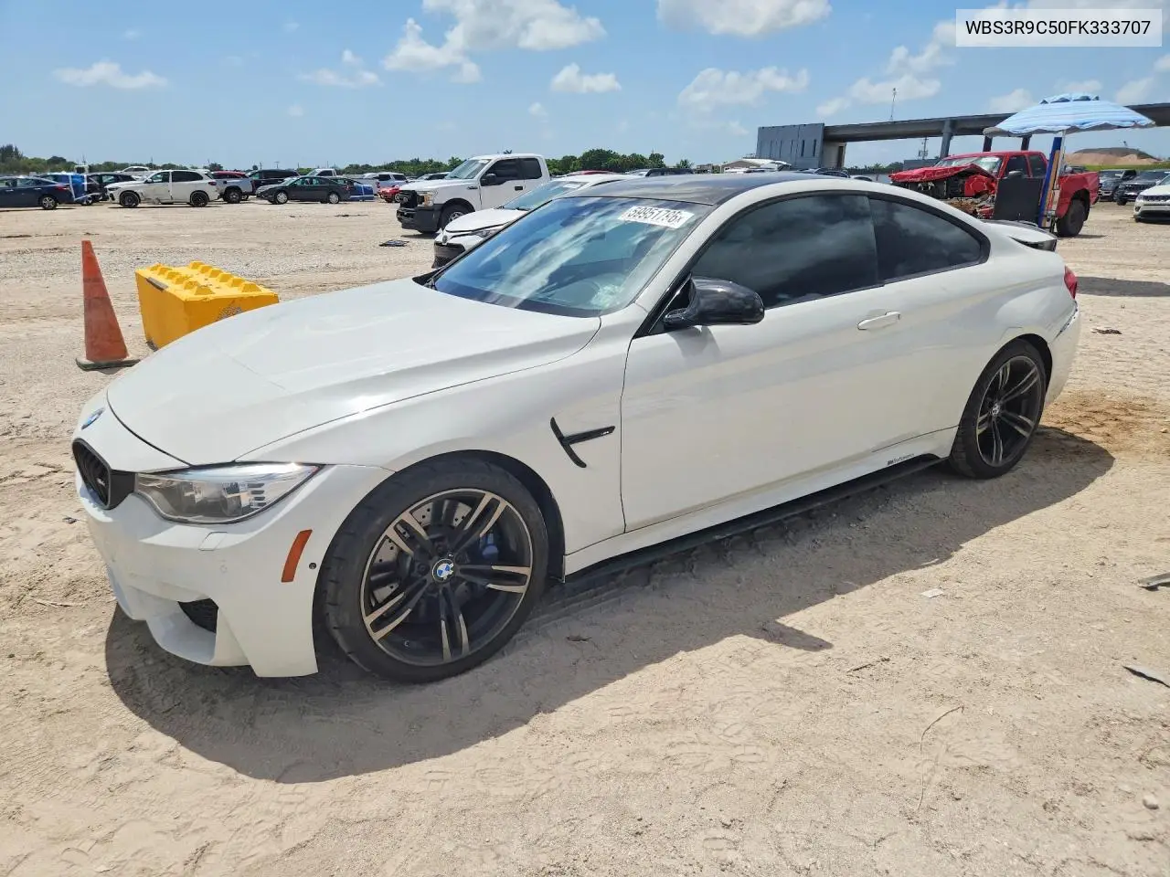 2015 BMW M4 VIN: WBS3R9C50FK333707 Lot: 59951796