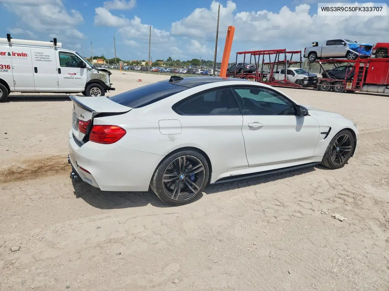 2015 BMW M4 VIN: WBS3R9C50FK333707 Lot: 59951796