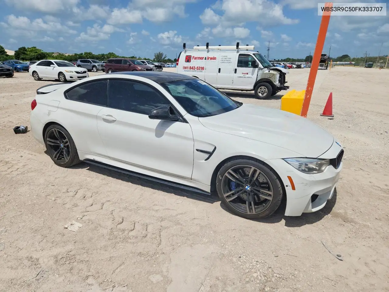 2015 BMW M4 VIN: WBS3R9C50FK333707 Lot: 59951796