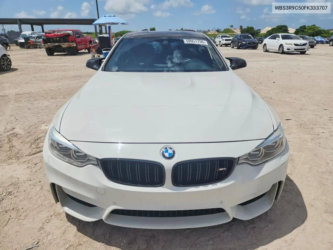 2015 BMW M4 VIN: WBS3R9C50FK333707 Lot: 59951796