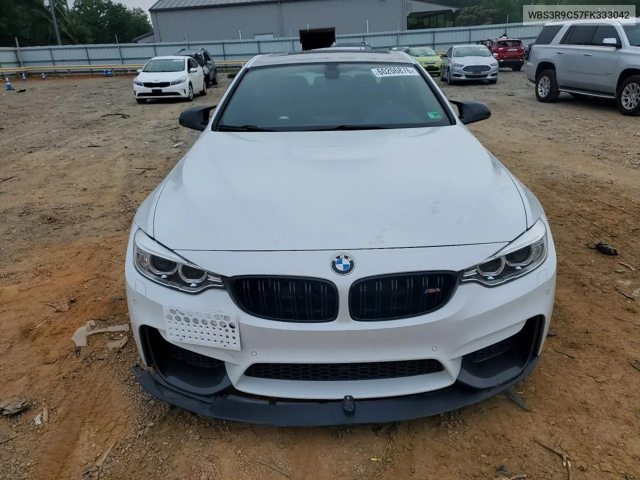 2015 BMW M4 VIN: WBS3R9C57FK333042 Lot: 60206876