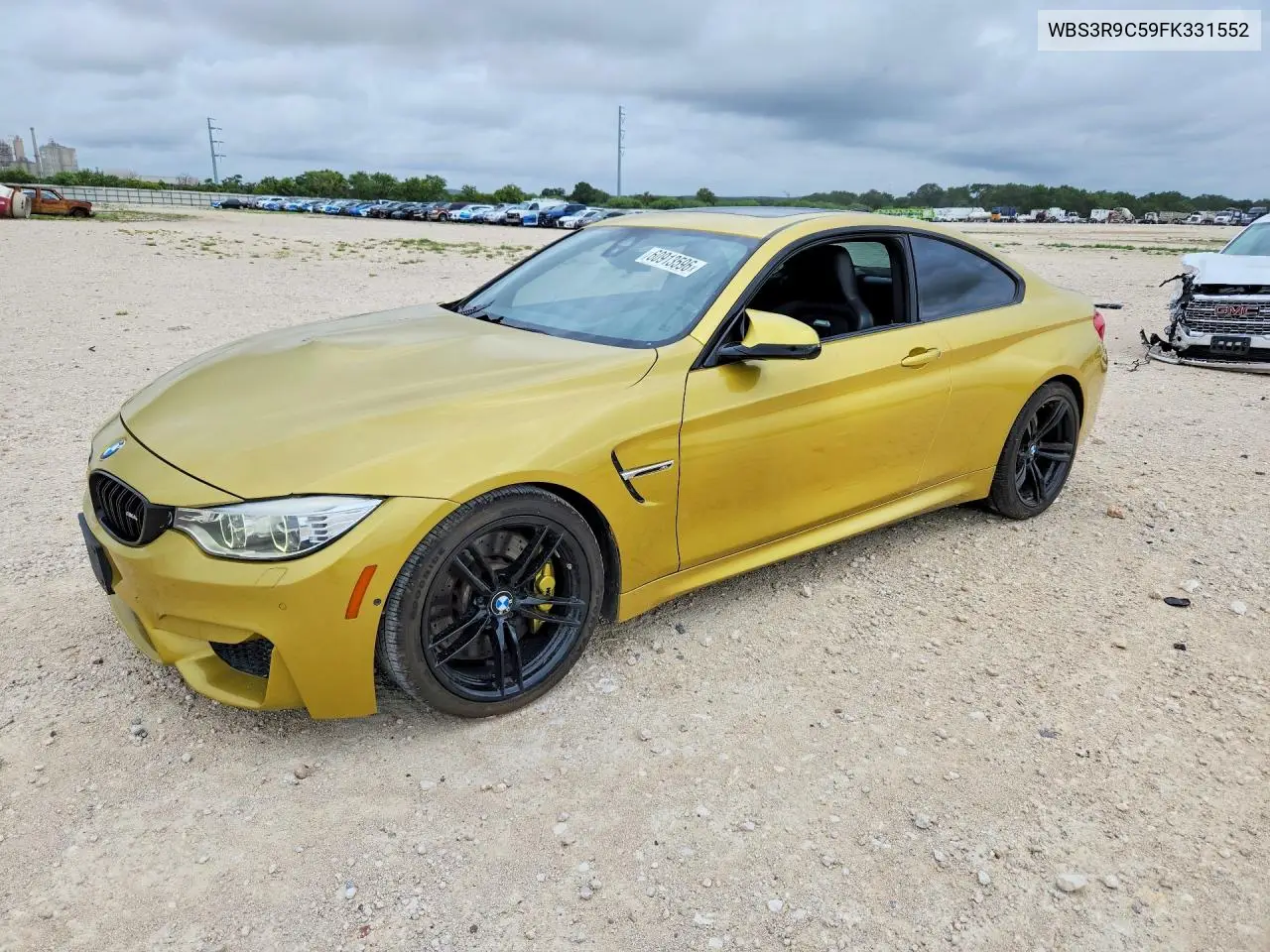2015 BMW M4 VIN: WBS3R9C59FK331552 Lot: 60913596
