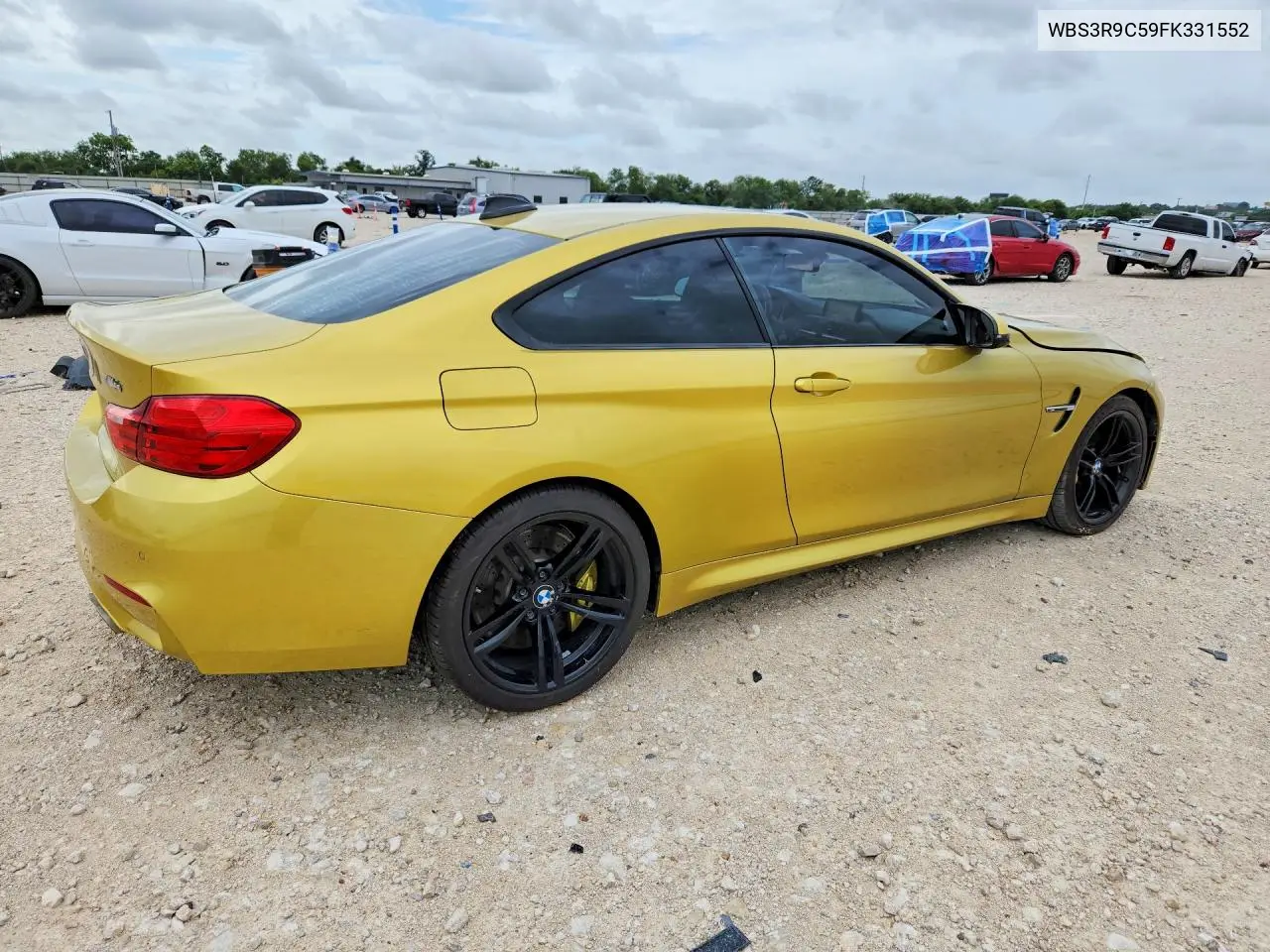 2015 BMW M4 VIN: WBS3R9C59FK331552 Lot: 60913596
