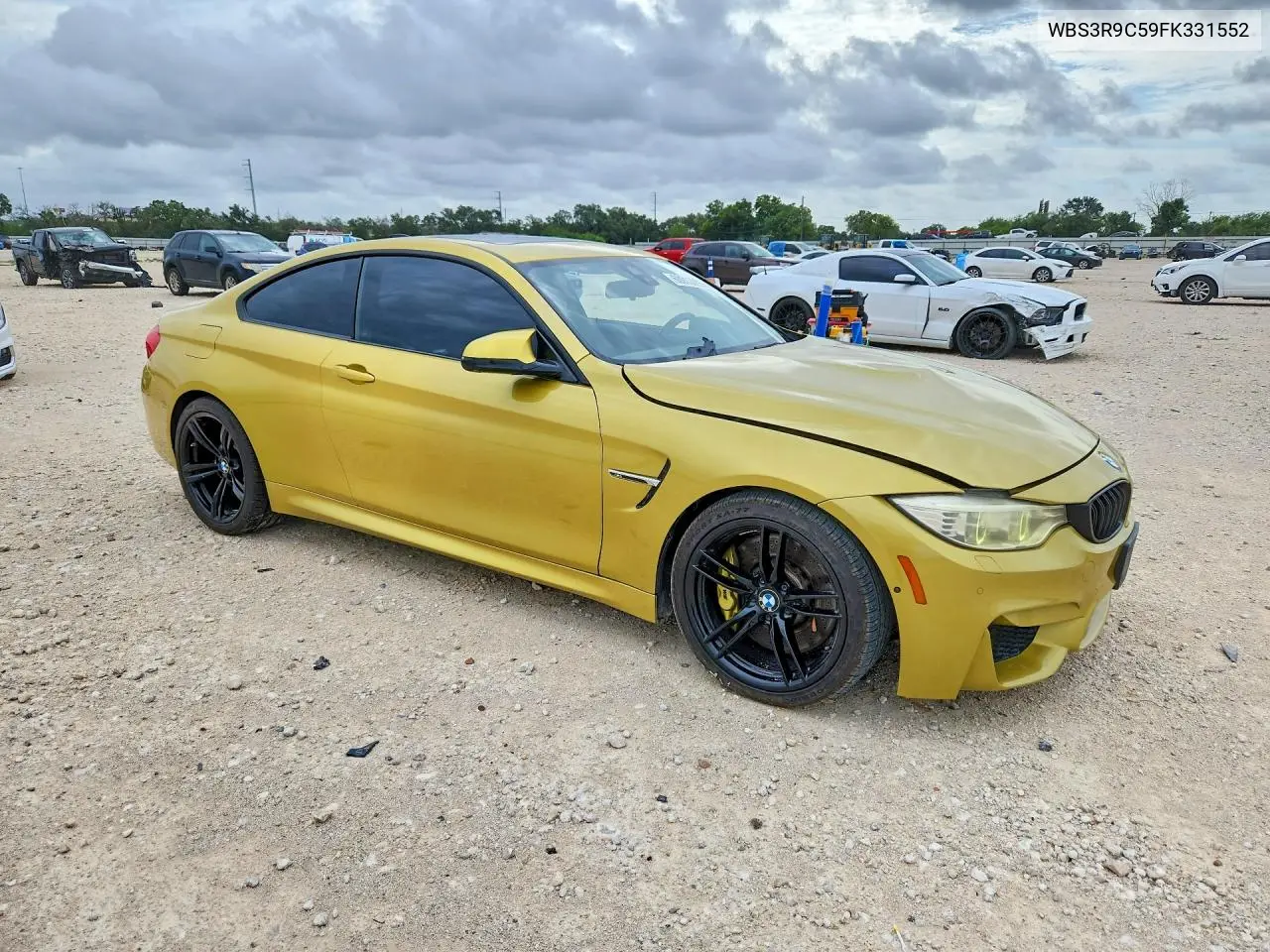 2015 BMW M4 VIN: WBS3R9C59FK331552 Lot: 60913596