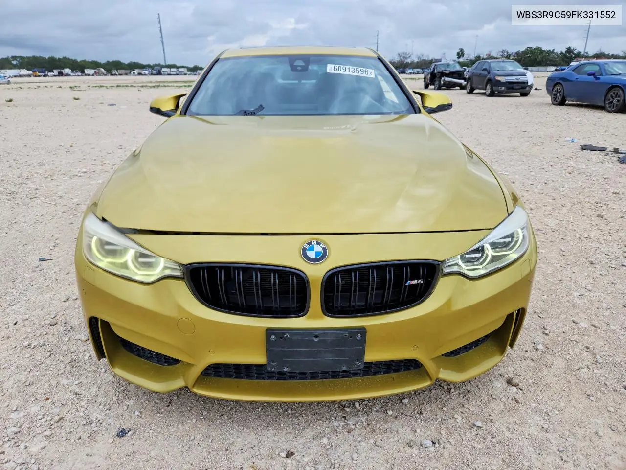 2015 BMW M4 VIN: WBS3R9C59FK331552 Lot: 60913596