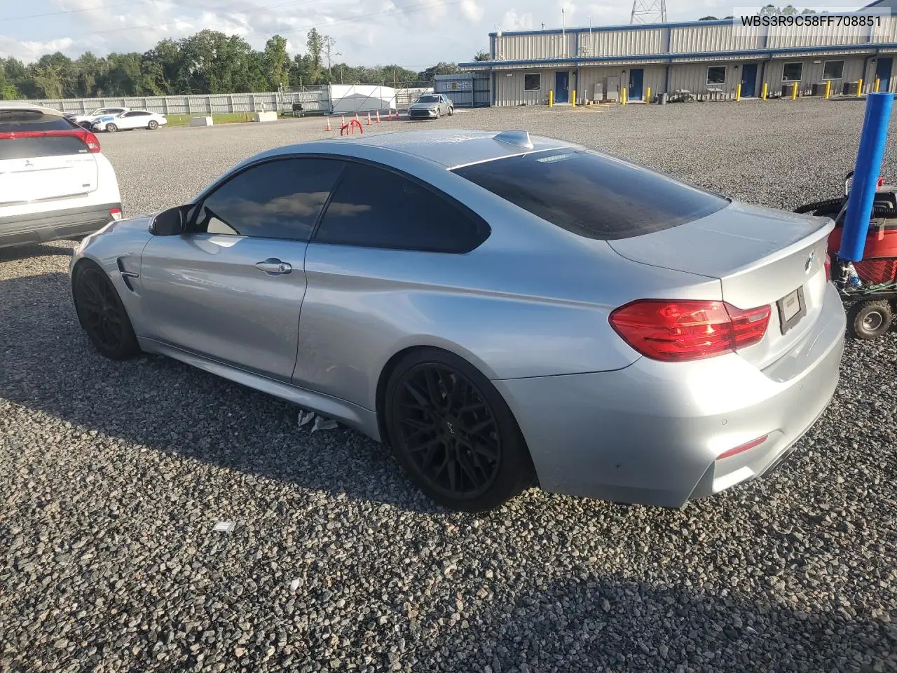 2015 BMW M4 VIN: WBS3R9C58FF708851 Lot: 61033426